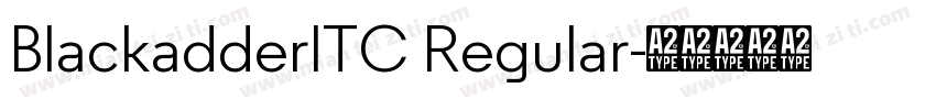 BlackadderlTC Regular字体转换
